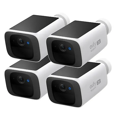 Eufy S220 SoloCam Solar Security Camera 2K Wi-Fi Wireless Outdoor Camera 1-4Pack • $299.99