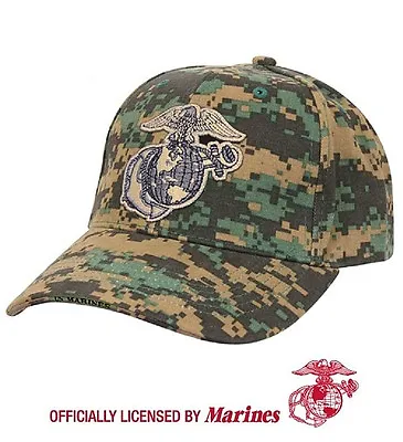US Marine Corps EG&A Woodland Digital Camo Ball Cap USMC OEF OIF Vet MARPAT Hat • $23.99