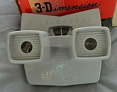 £225 • Buy One Of The `holy Grail` Grey  View Master Model E Stereo Bakelite Boxed Viewers 