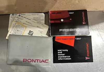 1997 Pontiac Firebird Owners Manual With Case And Supplements • $25.97