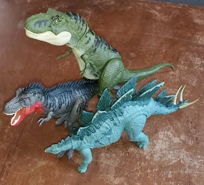 Jurassic World Action Attack Dinosaurs Lot • $39.99