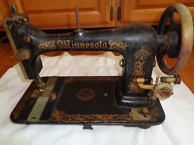 Minnesota Model A Treadle Sewing Machine Head *as Is* Parts Or Repair • $50
