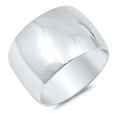 .925 Sterling Silver Wedding Band Comfort Fit Ring Genuine Wholesale Mens Womens • $46.21