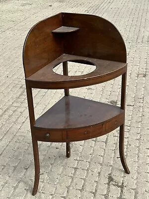 Georgian? Wash Stand Plant Stand Mahogany • £15