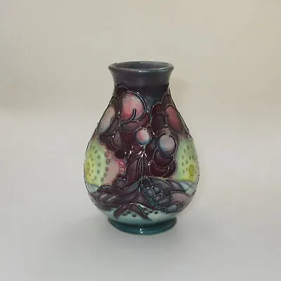 Moorcroft Winter Seasons Vase By Sally Tuffin • $226.68