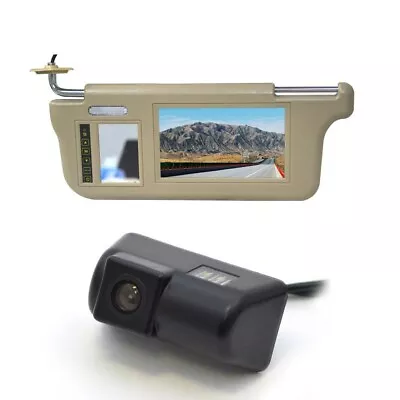 Sun Visor Rear View Mirror Monitor & Reversing Camera For Ford Transit Connect • $129