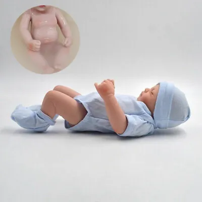 10  Lifelike Newborn Doll Full Body Vinyl Silicone Reborn Baby Doll Girl Gift UK • £13.62