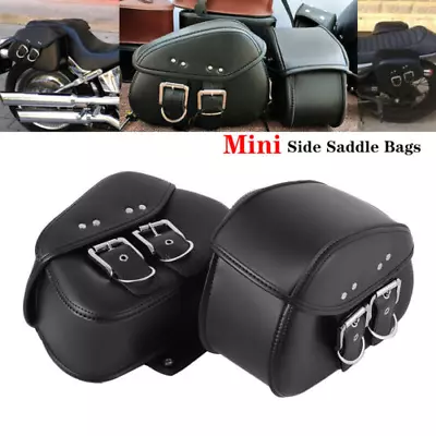 Black Motorcycle Saddle Bags For Suzuki Boulevard M109R M50 M90 C109R C50 C90 • $59.43