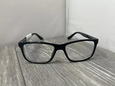 ICU Eyewear Screen Vision Blue Light Filtering Glasses Black Large Rectangle B4 • $17.95