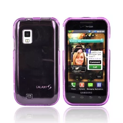 OEM Verizon Samsung I500 Fascinate (Galaxy S) Snap On Case - Purple (Bulk • $8.49
