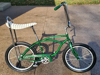 NEW Schwinn Stingray Bicycle 20  Green Banana Seat Muscle Bike Clasic Pea Picker • $445