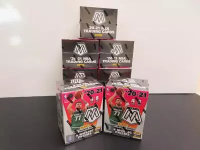 (9) Lot 2020-21 Panini Mosaic NBA Basketball Factory Sealed Blaster Box • $46