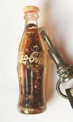 Vintage Old Keyring Plastic Decorative Bottle Of COKE Coca-Cola Bottle  • £16.95