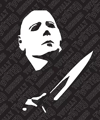 Michael Myers Halloween Vinyl Decal Sticker Car Truck Horror Scary Jason Freddy • $10.99