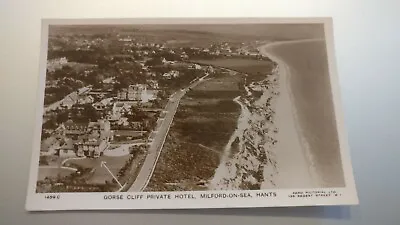 Ariel Postcard View Of Gorse Cliff Hotel. Milford On Sea. Hants • £1.99
