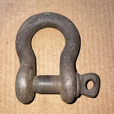 Crosby 5/8  Screw Pin Anchor Shackle 3-1/4 Ton WLL Rusty But Trusty Steel Tool ! • $14.99