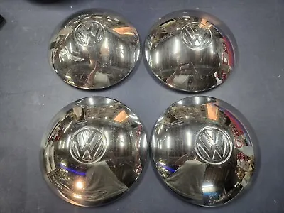 Set Of 4 Vintage 1949-65 VW Volkswagen 10  Dog Dish Hubcap Wheel Covers C • $79.99