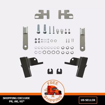 Deer Guard Brackets Mount Hardware Set For Volvo VNL 2004-2018 Semi Truck Bumper • $185