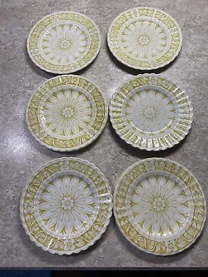 VTG 1970’s J&G Meakin Plate Ironstone Medici Salad Bread Butter 7  Lot Set Of  6 • $22.99