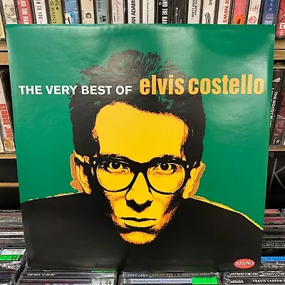 ELVIS COSTELLO // The Very Best Of - 12x12 Album  Flat Poster (90s Vintage) • $7.49