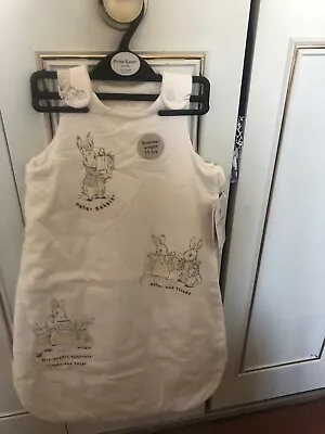 Peter Rabbit Baby Sleeping Bag / 6-12 Mths / BNWT / 1.5 Tog • £6.99