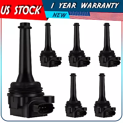 6 Ignition Coil Pack For 99-03 Volvo S80 L6 2.8L 99-06 S80 03-06 XC90 2.9L • $58.99