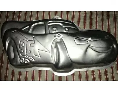Wilton Cars Lightning McQueen Cake Pan Tin Mold 2105-6400 Disney Pixar • £8.20