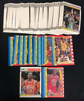 1987-88 Fleer Basketball Complete Set W/Stickers Michael Jordan 2nd Year • $600