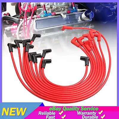 9PCS 8mm Ignition Spark Plug Leads Wires For Chevrolet 305 307 327 350 400 HEI • $41.99