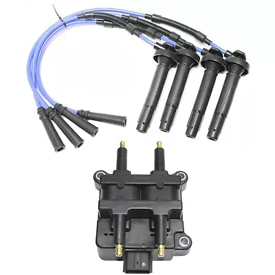 Ignition Coil And Spark Plug Wire Kit For 1999-04 Subaru Legacy Impreza Forester • $66.89