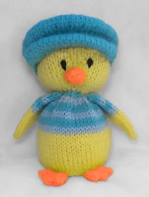 KNITTING PATTERN - Charlie Chick Chocolate Orange Cover /13 Cms Easter Toy • £3.25