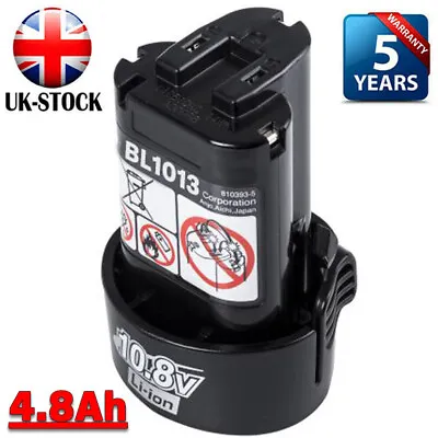 FOR Makita BL1013 10.8 Volt 4.8Ah Lithium Li-Ion Battery Pack BL1014 • £14.89