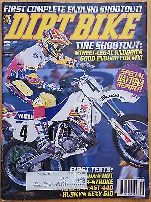 Dirt Bike March 1993 Vintage Motocross Magazine Bradshaw Yamaha Husqvarna 610 MX • $9.98