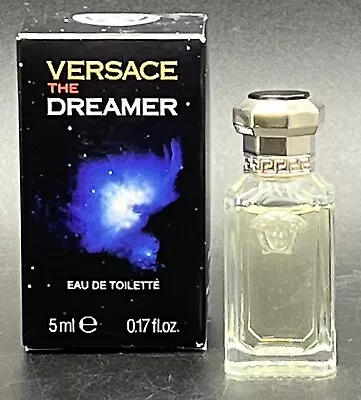 VTG 1996 The Dreamer Eau De Toilette Versace Italy Men's Fragrance 5ml .17fl.oz • $45