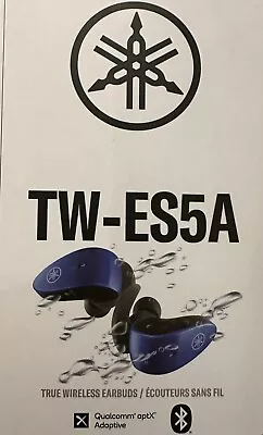 Yamaha TW-ES5A True Wireless Sports Earbuds - Blue New And Unopened • £49.99