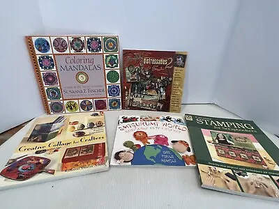 NEW Books Creative Memories Jim Holtz  And Other 5pc Lot Ideas • $17