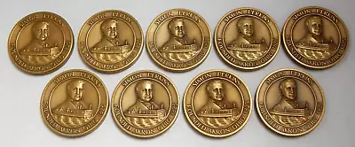 9 Bronze Medals By Medallic Art - Akron Sesquicentennial 1825-1975 Simon Perkins • $24.99