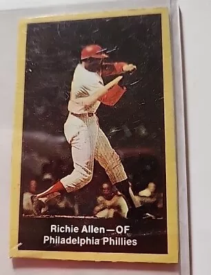 Vintage 1969 Nabisco MLB Baseball  Card Richie Allen Phillies Rare • $24.99