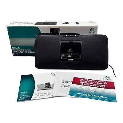 Logitech S315i Rechargeable Portable Audio Speaker Dock IPod IPhone - See VIDEO • $19.99