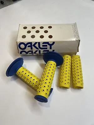 Oakley B-1B B1B BMX Grips - Vintage - Super Rare Extra Sleeves • $595