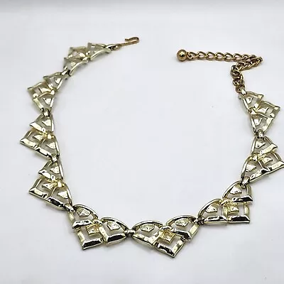 Vintage Coro Necklace Gold Tone 16   • $22.50