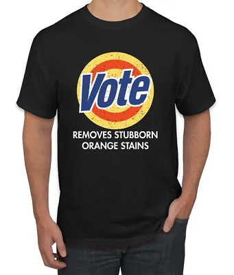 Vote Removes Stubborn Orange Stains Anti-Trump Men Tshirt • $19.99