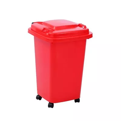 RED WHEELIE BIN 32L Storage Bin Rubbish Bin Kids Toy Storage Tub Bins Box Chest • $44.95