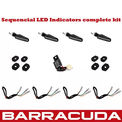 Kawasaki Z900 2017-2019 Barracuda Sequential LED Indicators SQB-LED BASIC Kit • £150