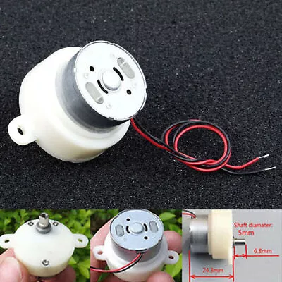 High Quality 3-9V Mini DC Gearmotor Micro Low Slow Speed Gear Motor Gearbox • $3.59