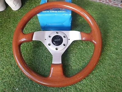 Rare Vintage 1991 Momo Wood STEERING WHEEL AE86 KE20 KE25 MX5 NISSAN Miata • $240