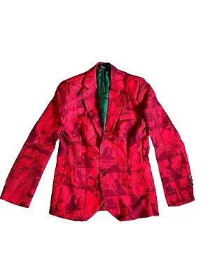 Suitmeister Kids Unisex  DC Joker Blazer Red Green Size L • $39