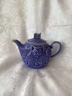 Wade Owl And The Pussycat Teapot In Blue Made In England Used Slight Damage • £25