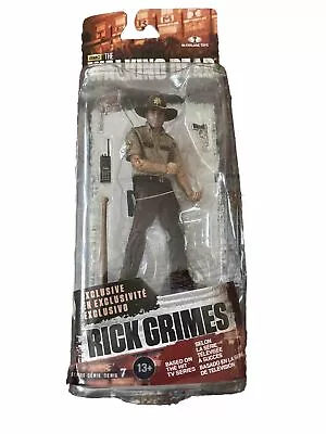 The Walking Dead Rick Grimes Mcfarlane Action Figure Series 7 New Exclusive • £5