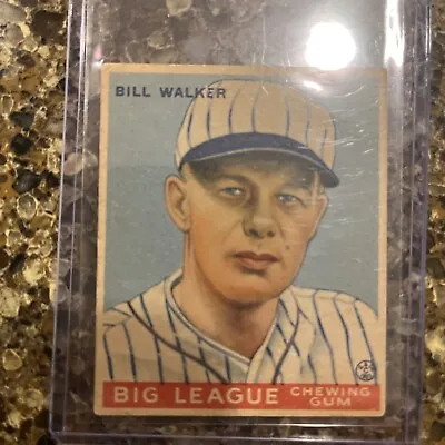 1933 Goudey Big League Chewing Gum - R319 #94 Bill Walker (RC) • $24
